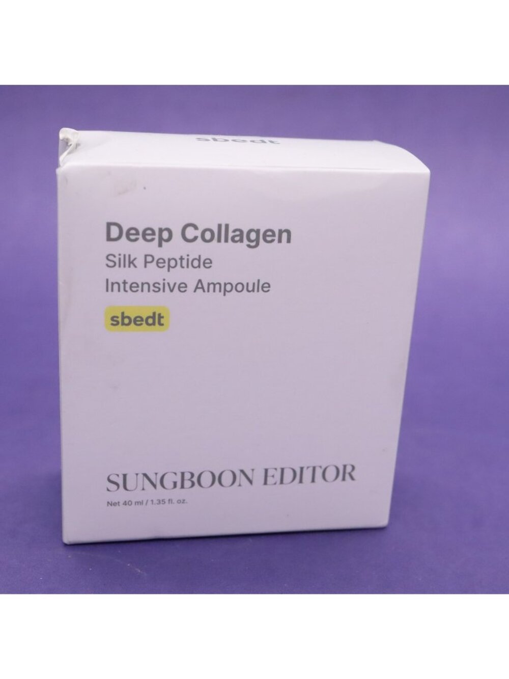 SUNGBOON EDITOR Deep Collagen Silk Peptide Intensive Ampoule 40ml Anti-Aging